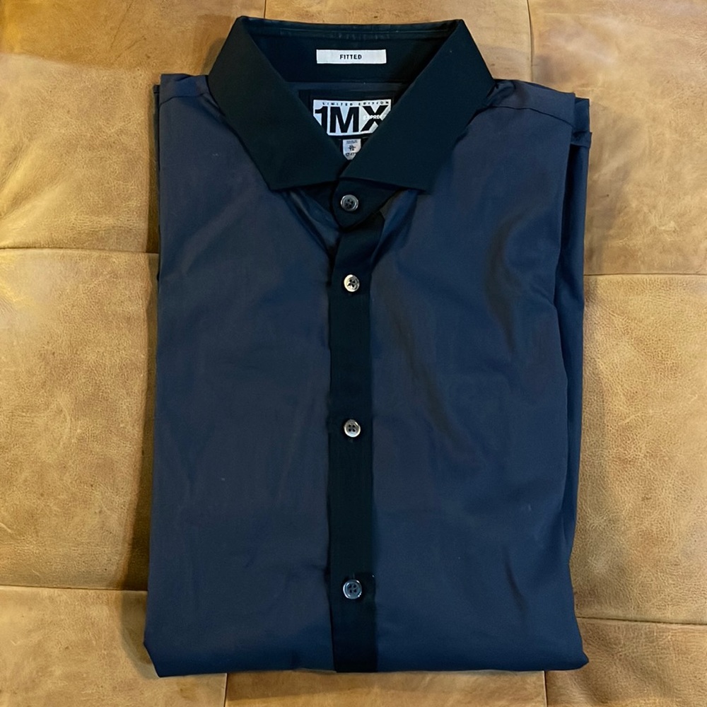 Express 1mx limited edition button down dress shirt